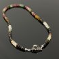 16.85' Natural Multi Tourmaline Necklace wit5.75mm - 6.5mm AAA Grade Gifts for Her Default Title