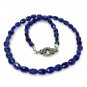 17' Genuine Blue Sapphire NecNatural Blue Sapphire Necklace AAA Grade Gifts for Her Default Title