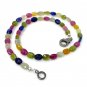 17.15' Genuine Multi SapphirNatural Multi Sapphire Necklace AAA Grade Gifts for Her Default Title