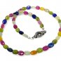 17.15' Genuine Multi SapphirNatural Multi Sapphire Necklace AAA Grade Gifts for Her Default Title