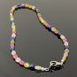 17.15' Genuine Multi SapphirNatural Multi Sapphire Necklace AAA Grade Gifts for Her Default Title