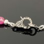 17.25' Genuine Pink Sapphire Natural Pink Sapphire Necklace AAA Grade Gifts for Her Default Title