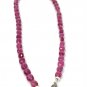 17.25' Genuine Pink Sapphire Natural Pink Sapphire Necklace AAA Grade Gifts for Her Default Title