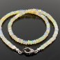 17.5' Genuine Ethiopian Opal Natural Ethiopian Opal Necklace 5mm - 5.5mm AAA Grade Default Title