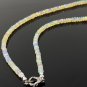 17.5' Genuine Ethiopian Opal Natural Ethiopian Opal Necklace 5mm - 5.5mm AAA Grade Default Title