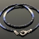 17.5' Genuine Shaded Blue Sapphire NeNatural Sapphire Necklace 3mm- 4mm AAA Grade Default Title