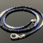 17.5' Genuine Shaded Blue Sapphire NeNatural Sapphire Necklace 3mm- 4mm AAA Grade Default Title