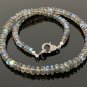 17.5' Natural LabradoritMulti Fire Labradorite Necklace 5.5mm - 8.5mm Gifts for Her Default Title