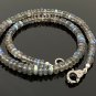 17.5' Natural LabradoritMulti Fire Labradorite Necklace 5.5mm - 8.5mm Gifts for Her Default Title