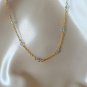 18 Karats Chrome Glass Crystals Chain Choker Default Title