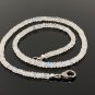 18.25 ' Natural RainbowBlue Flash Rainbow Moonstone Necklace 4mm - 5mm AAA+ Grade Default Title