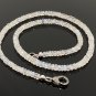 18.25 ' Natural RainbowBlue Flash Rainbow Moonstone Necklace 4mm - 5mm AAA+ Grade Default Title