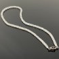 18.25 ' Natural RainbowBlue Flash Rainbow Moonstone Necklace 4mm - 5mm AAA+ Grade Default Title