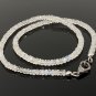 18.25 ' Natural RainbowBlue Flash Rainbow Moonstone Necklace 4mm - 5mm AAA+ Grade Default Title