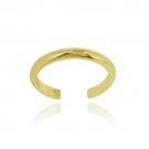 18K Gold over Sterling Silver Polished Toe Ring TRG4099