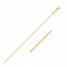 18k Yellow Gold Cable Chain 1