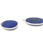 2 Pcs Lapis Lazuli Charms; Gemstone Charms;Jewelry Findings DIY Jewelry Bulk Charms Default Title