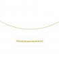2.5mm 14k Yellow Gold Pendant Chain with Textured Links