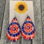 2022 Wholesale American Independence Day Earrings C