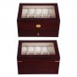 20Slots Double Watch Display Cherry Wood Matt LA01