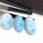 3 Pc Larimar Charms; GBulk Charms Wholesale Charms Jewelry Supplies for DIY Jewelry Default Title