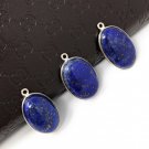 3 Pcs Lapis Lazuli Charms; Gemstone ChJewelry Findings DIY Jewelry Wholesale Charms Default Title