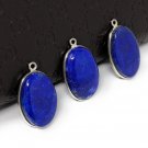 3 Pcs Lapis Lazuli Charms; Gemstone ChJewelry Findings DIY Jewelry Wholesale Charms Default Title