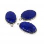 3 Pcs Lapis Lazuli Charms; Gemstone ChJewelry Findings DIY Jewelry Wholesale Charms Default Title