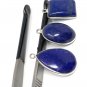 3 Pcs Lapis Lazuli Charms; Gemstone ChJewelry Findings Wholesale Charms Blue Charms Default Title