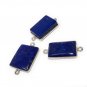 3 Pcs Lapis Lazuli Connectors; GeJewelry Making Jewelry Findings Lapis Lazuli Links Default Title