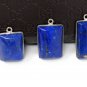 3 Pcs Lapis Lazuli Gemstone Charms; DIY Jewelry Making Wholesale Charms Default Title