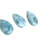 3Pcs Larimar Cabochon; GemNatural Gemstone Cabochons Wire Wrapping Jewelry Supplies Default Title