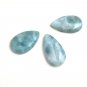 3Pcs Larimar Cabochon; GemNatural Gemstone Cabochons Wire Wrapping Jewelry Supplies Default Title