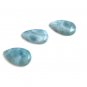 3Pcs Larimar Cabochon; GemNatural Gemstone Cabochons Wire Wrapping Jewelry Supplies Default Title