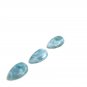 3Pcs Larimar Cabochon; GemNatural Gemstone Cabochons Wire Wrapping Jewelry Supplies Default Title