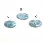 3Pcs Larimar Cabochons; Gemstone CabochonBulk Cabochon Wire Wrapping Jewelry Making Default Title