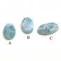 3Pcs Larimar Cabochons; Gemstone CabochonBulk Cabochon Wire Wrapping Jewelry Making Default Title