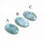 3Pcs Larimar Cabochons; Gemstone CabochonBulk Cabochon Wire Wrapping Jewelry Making Default Title
