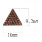 3W1122 - IP Coffee light Brass Earrings with AAA Grade CZ in Light Coffee Default Title