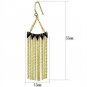 3W1206 - Gold+Ruthenium Brass Earrings with Top Grade Crystal in Clear Default Title