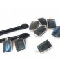 4 Pcs Labradorite Gemstone Charms; Sterling SJewelry Making Jewelry Supplies 16x9mm Default Title