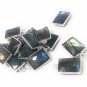 4 Pcs Labradorite Gemstone Charms; Sterling SJewelry Making Jewelry Supplies 16x9mm Default Title