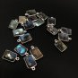 4 Pcs Labradorite Gemstone Charms; Sterling SJewelry Making Jewelry Supplies 16x9mm Default Title