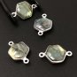 4 Pcs LWholesale Jewelry Findings for Jewelry Making Briolette Connectors 19.5x12mm Default Title