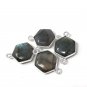 4 Pcs LWholesale Jewelry Findings for Jewelry Making Briolette Connectors 19.5x12mm Default Title