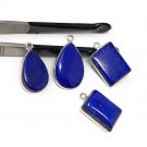 4 Pcs Lapis Lazuli Charms; Gemstone ChJewelry Findings DIY Jewelry Wholesale Charms Default Title