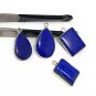 4 Pcs Lapis Lazuli Charms; Gemstone ChJewelry Findings DIY Jewelry Wholesale Charms Default Title