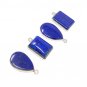 4 Pcs Lapis Lazuli Charms; Gemstone ChJewelry Findings DIY Jewelry Wholesale Charms Default Title