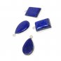 4 Pcs Lapis Lazuli Charms; Gemstone ChJewelry Findings DIY Jewelry Wholesale Charms Default Title