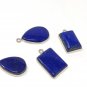 4 Pcs Lapis Lazuli Charms; Gemstone ChJewelry Findings DIY Jewelry Wholesale Charms Default Title